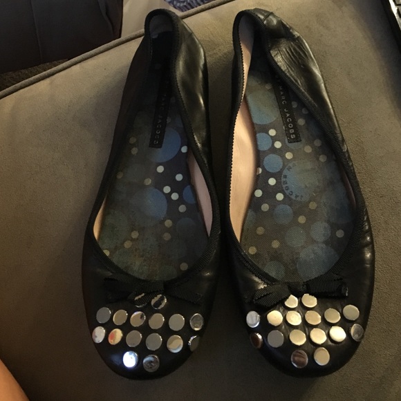 Marc by Marc Jacobs studded ballet flats.
