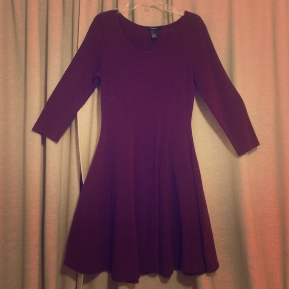 Red cotton dress