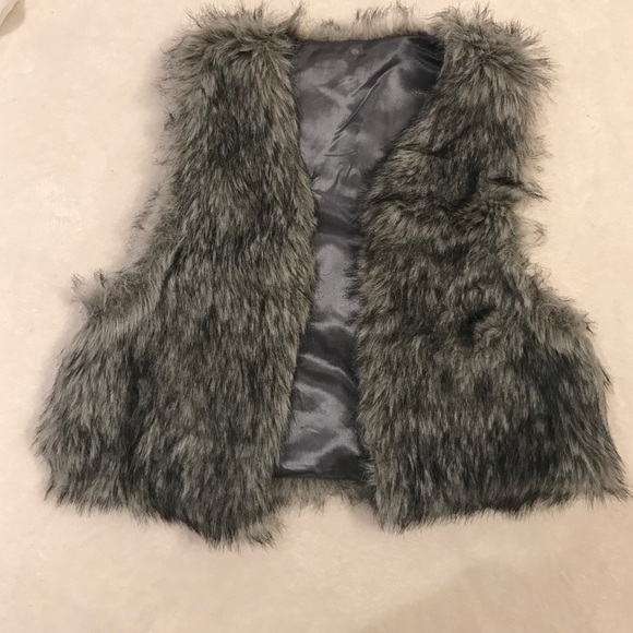 Faux fur vest