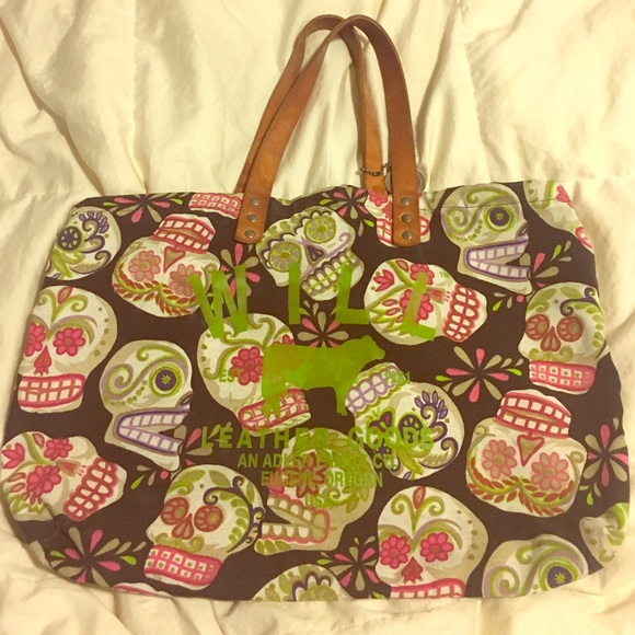 💀Will leather goods tote☠️