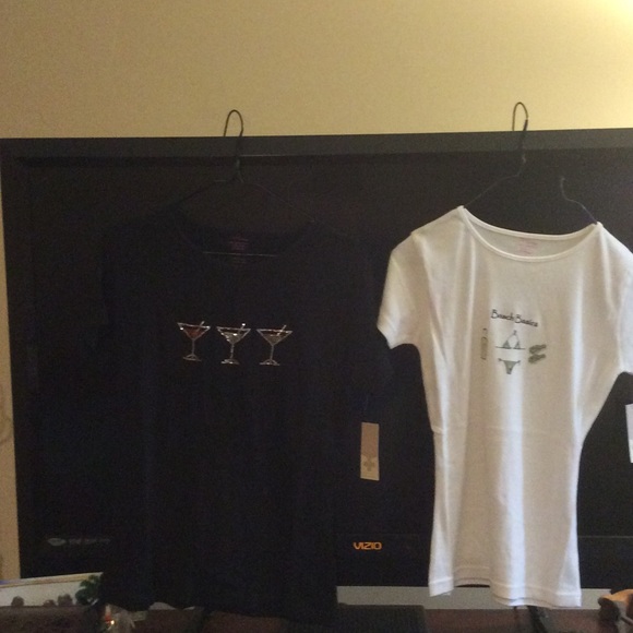 Two feminine funny T - shirts by PMSshop.