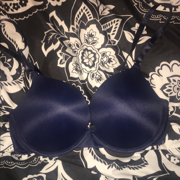 Navy blue bra