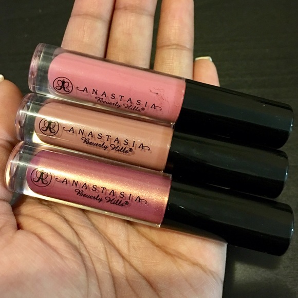 3 Anastasia Mini Glosses + 1 Sephora Longwear