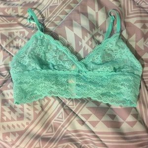 Victoria secret teal, lace bralette
