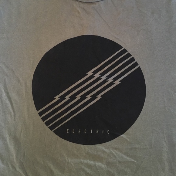 Electric t shirt (Olive Green) - Picture 2 of 3