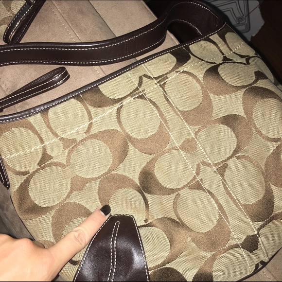 LIKE NEW! Coach Hobo and Wallet SET! Brown leather - Picture 4 of 4