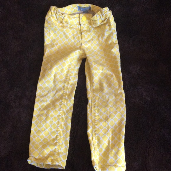 GAP cute print skinny jeans.