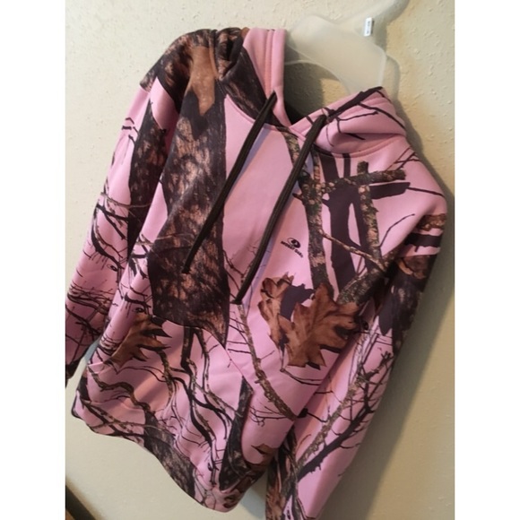 Pink camo sweatshirt!