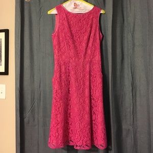 Pink lace Adrianna Papell dress