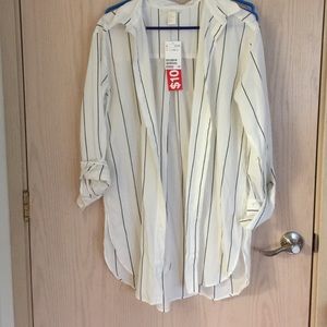 Oversized button down