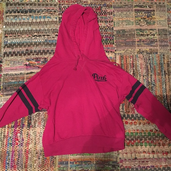 Sporty hot pink Pink sweatshirt