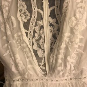 Beautiful worn once white lace jumper!