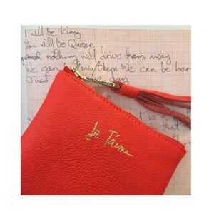 🆕 "Je T'aime" RM Betty Pouch in Poppy Red