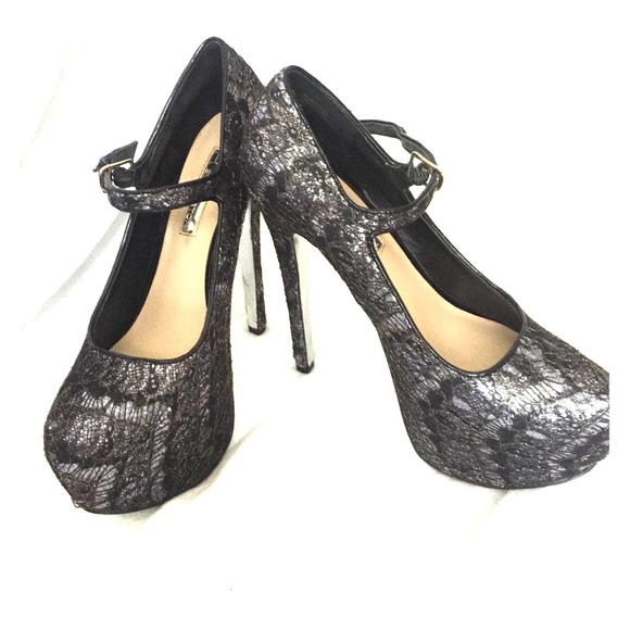 Lace Platform Heels