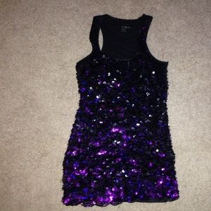 "Twenty One" sequined tank