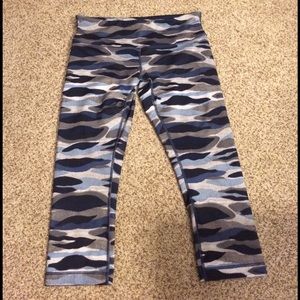 Lululemon blue camouflage leggings
