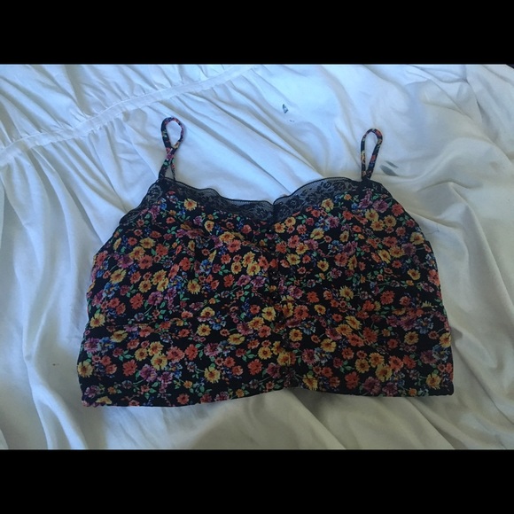 floral crop top
