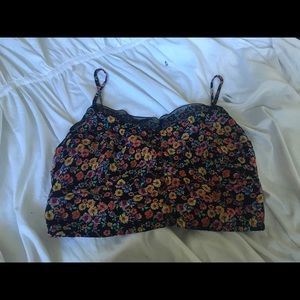 floral crop top