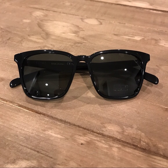 Celine Thin Squared CL 41065/S Black Sunglasses.
