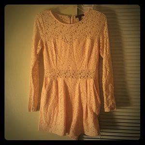 Long sleeve with shorts Material Girl romper