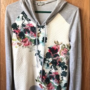 Floral hoodie
