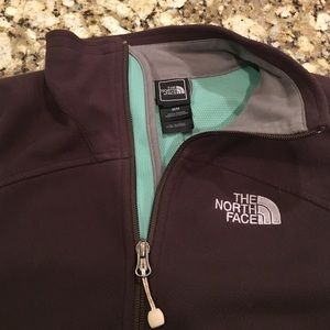 Brown fleece zip up jacket