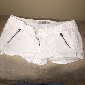 Hollister white shorts size 3