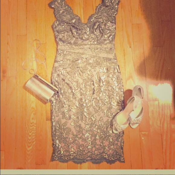 Tadashi shoji sequin dress