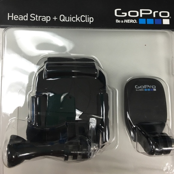 GoPro head strap + quickclip