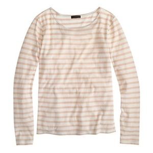 NWT J. Crew Oversized Stripe Longsleeve Tee