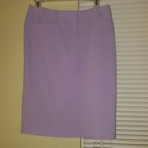 Lavender Calvin Klein pencil skirt