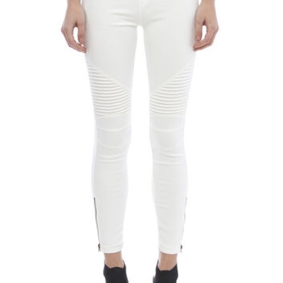 🎉1 HR SALE🎉 White Motto Leggings - Picture 2 of 2