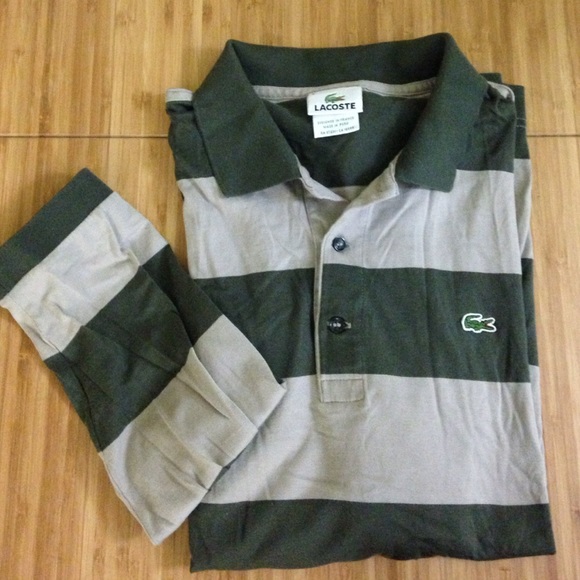Lacoste long sleeve stripe size 5