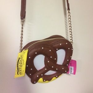 Betsey Johnson Pretzel Crossbody