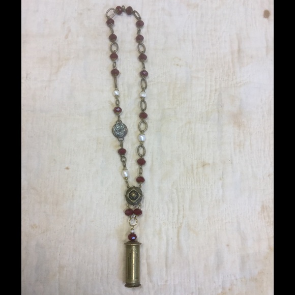 One Of A Kind Mixed Media Necklace