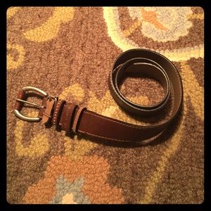 Brown Genuine Bonded Leather Belt