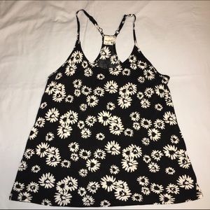 FULL TILT Black & White Racerback Tank