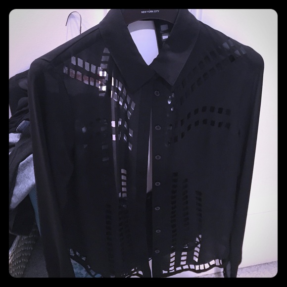 Brand new sheer top