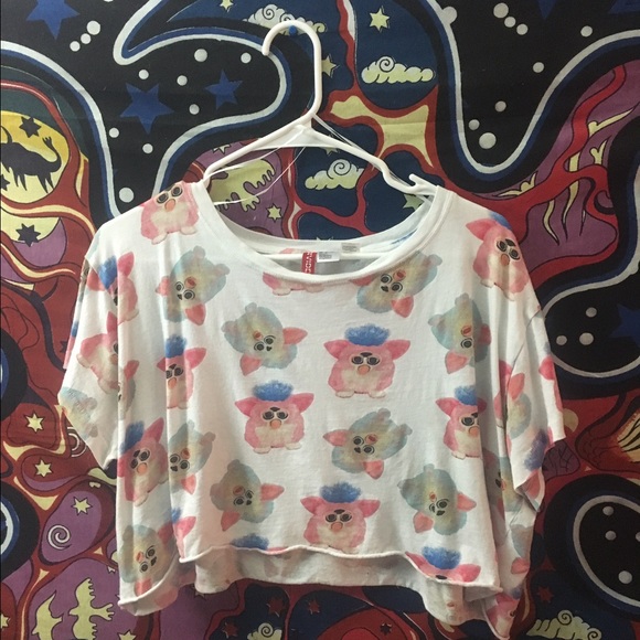 Furby Crop Top Divided Women\u2019s Extra Small