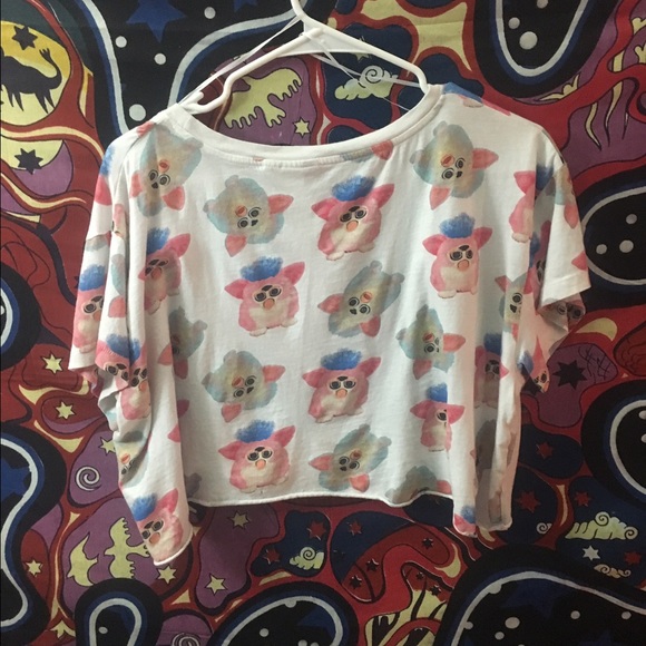 Furby Crop Top Divided Women\u2019s Extra Small