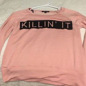Crop top long sleeve