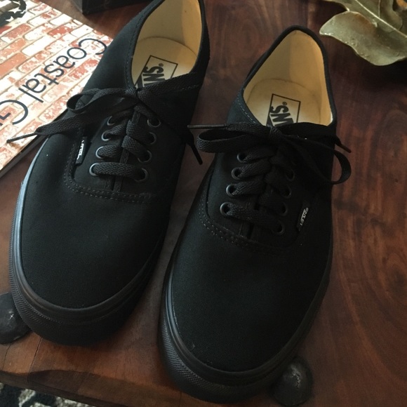 authentic all black vans!