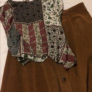 Authentic Suede Skirt