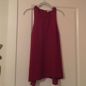 Burgundy tank top