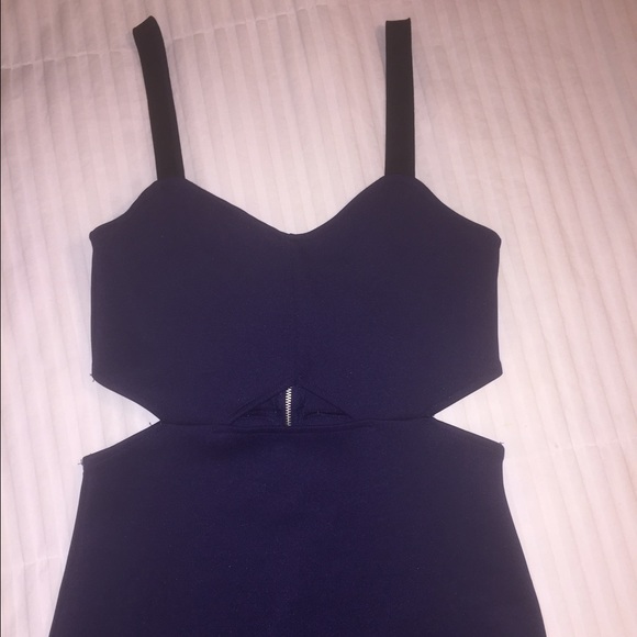 H&M Purple Cut Out Dress