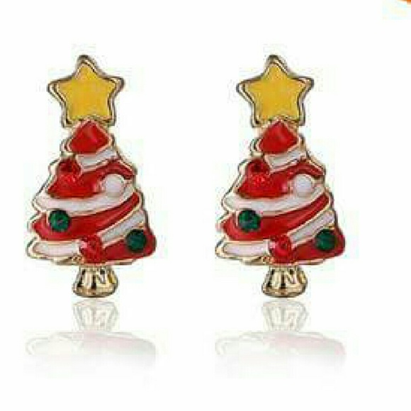 Stocking Stuffer! Christmas Tree Earrings