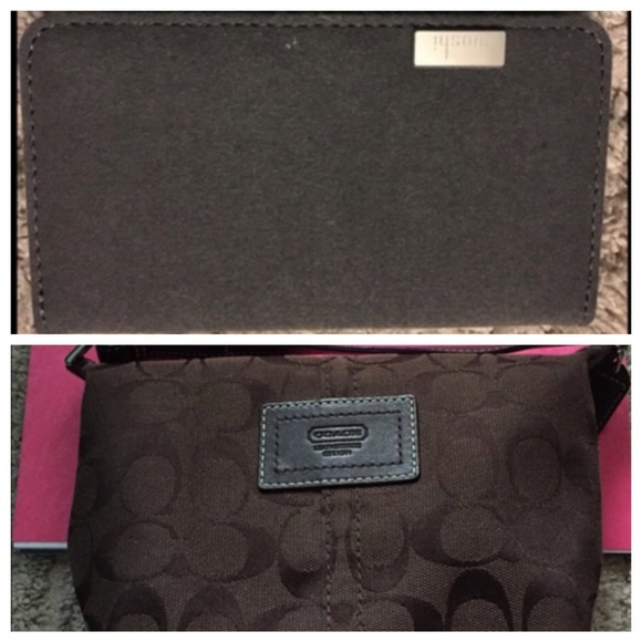 Coach purse and Moshi phone case