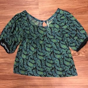 Free People Floral Top