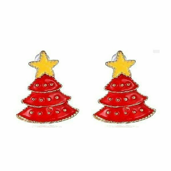 Stocking Stuffer! Christmas Tree Earrings