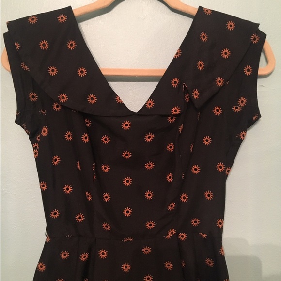 Vintage Dresses - Vintage 1960's Black Cotton Eyelet Wiggle Dress Vintage Dresses - Vintage 1960's Black Cotton Eyelet Wiggle Dress